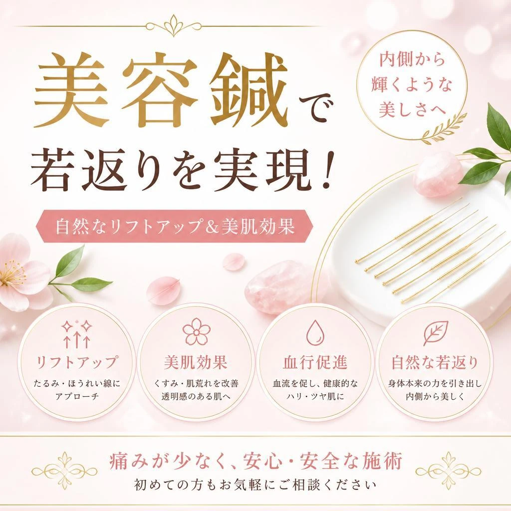 美容鍼で若返りを実現！