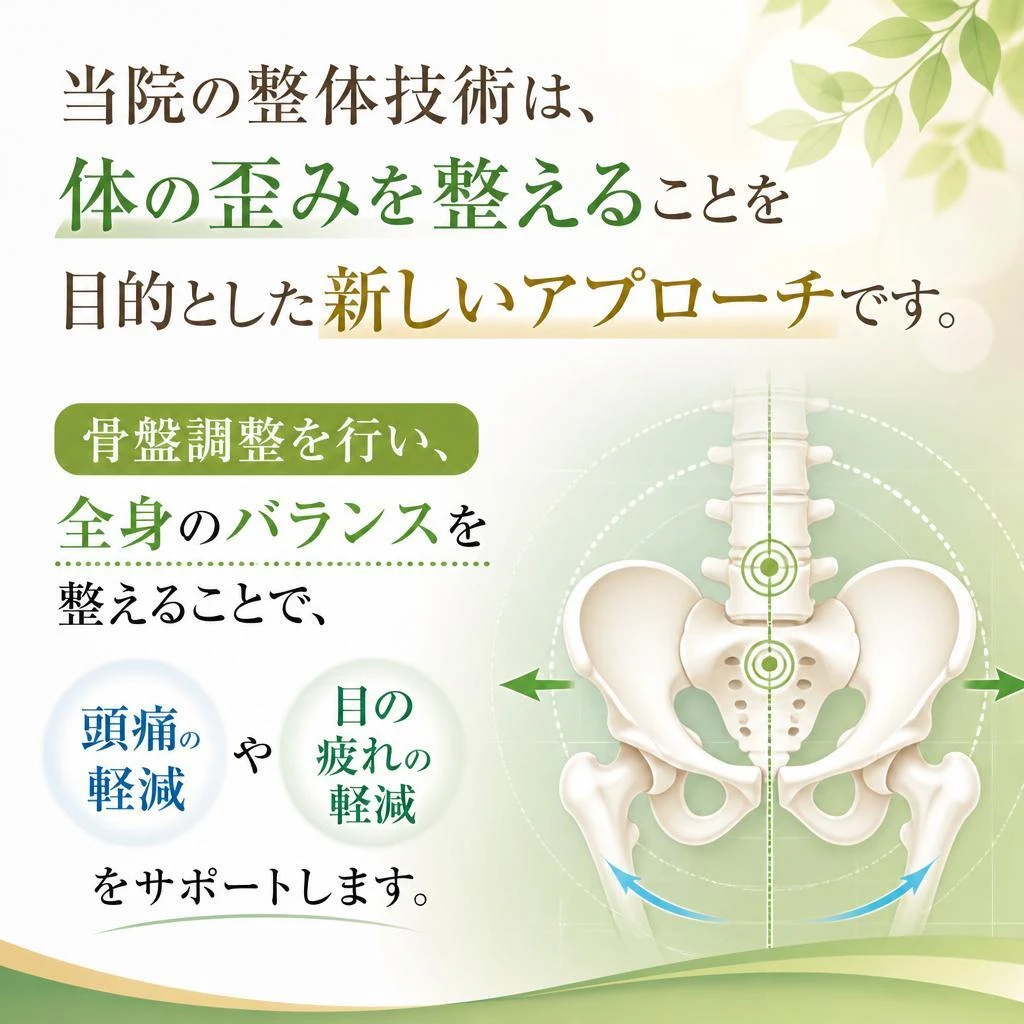 整体の新次元、体の歪みを整える